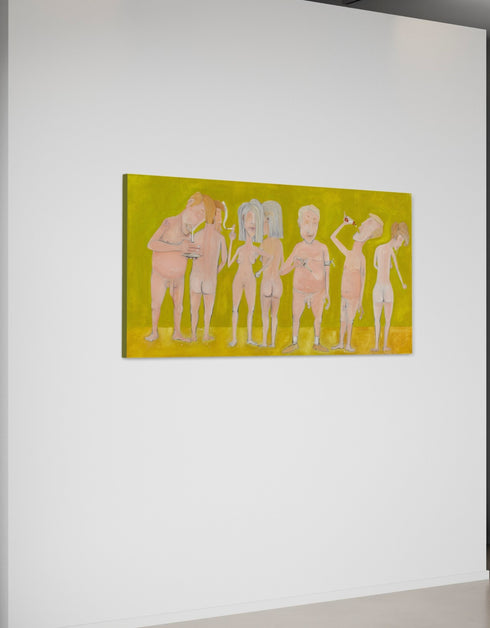 Naked People Doing Drugs | Framed Giclee Print on Canvas